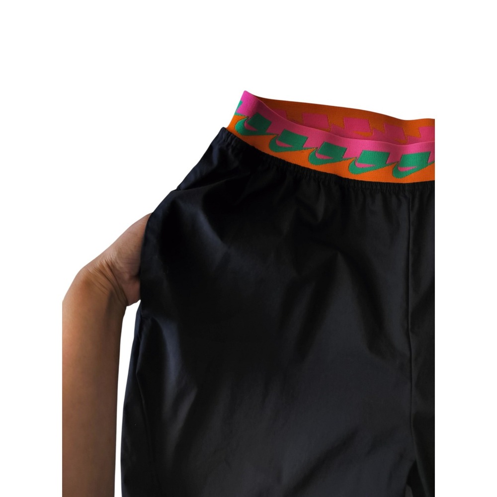 Nike Women's Black Sportswear Relaxed Fit Dance Wide Leg Parachute Pants Size M - Picture 4 of 13